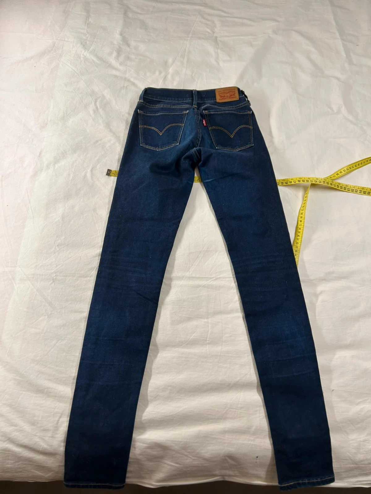 Jean skinny marineblauw Levi's 710 super skinny w24 l30 – photo 16